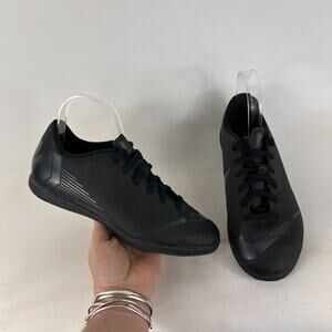 Nike mercurial youth unisex 5.5 black holographic grey athletic shoes us kids